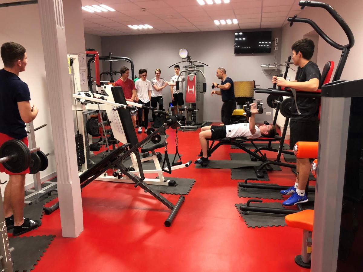 Salle de muscu internat