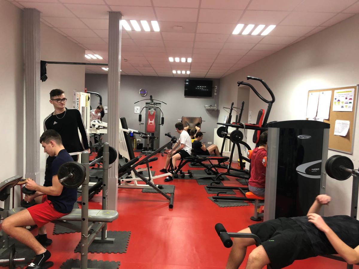 Salle de muscu internat