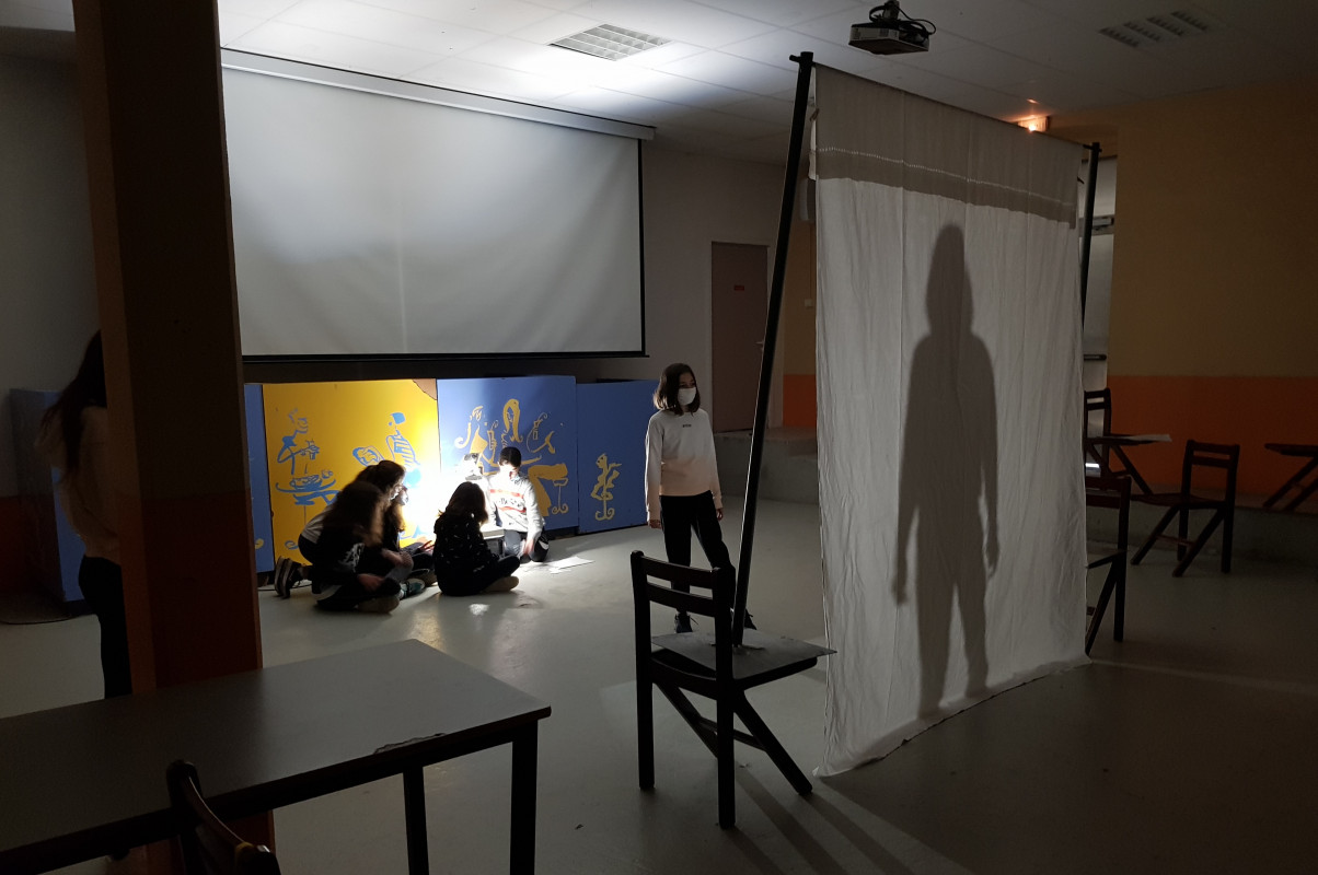 Théâtre d'ombre pour les 6ème
