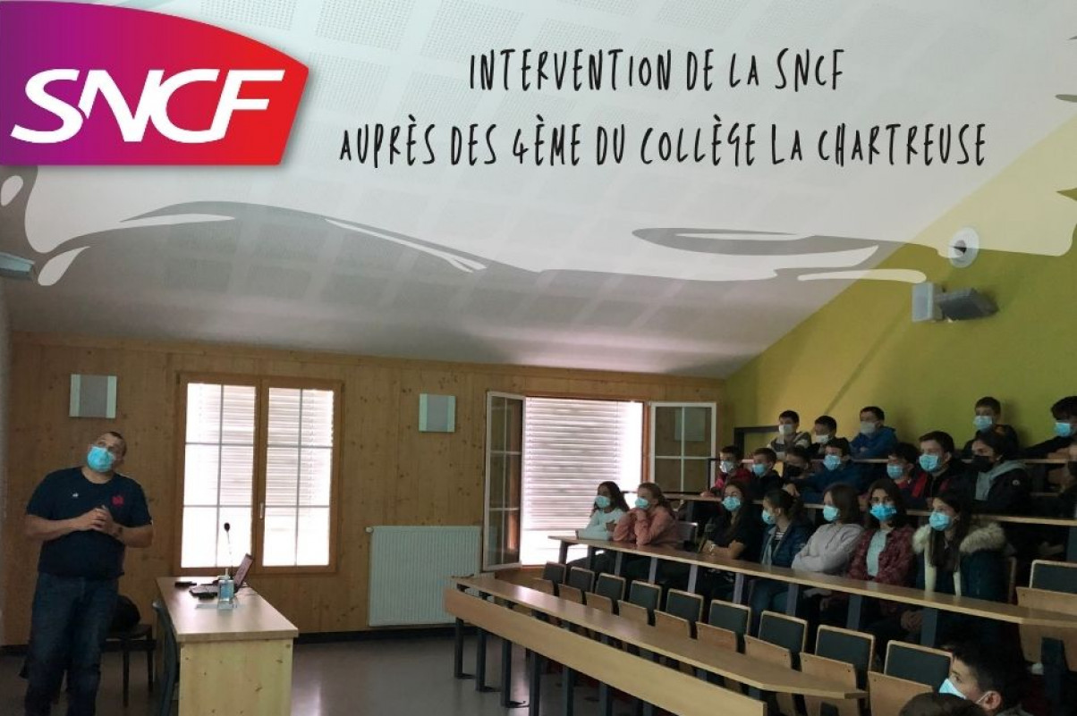 Intervention de la SNCF auprès des 4ème
