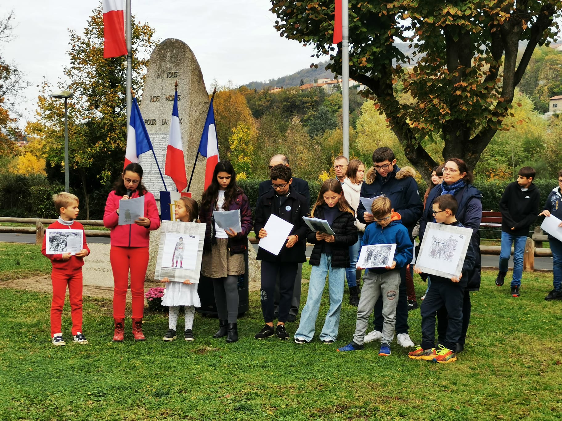 Lecture de poèmes pour le 11 novembre