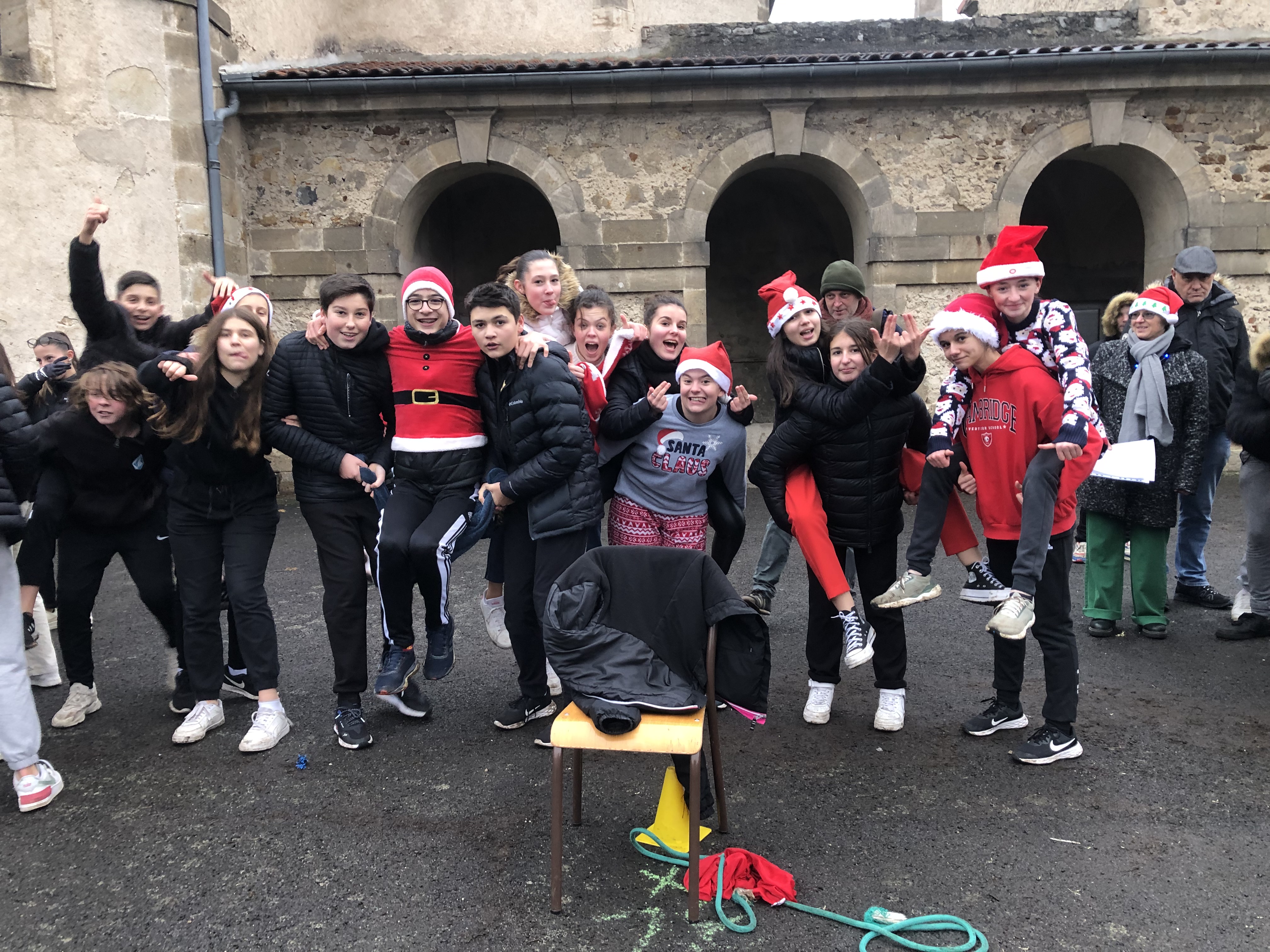 C'est la fête de Noël au collège !