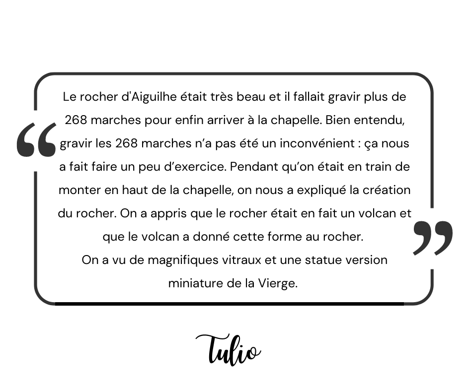 témoignage 6eme