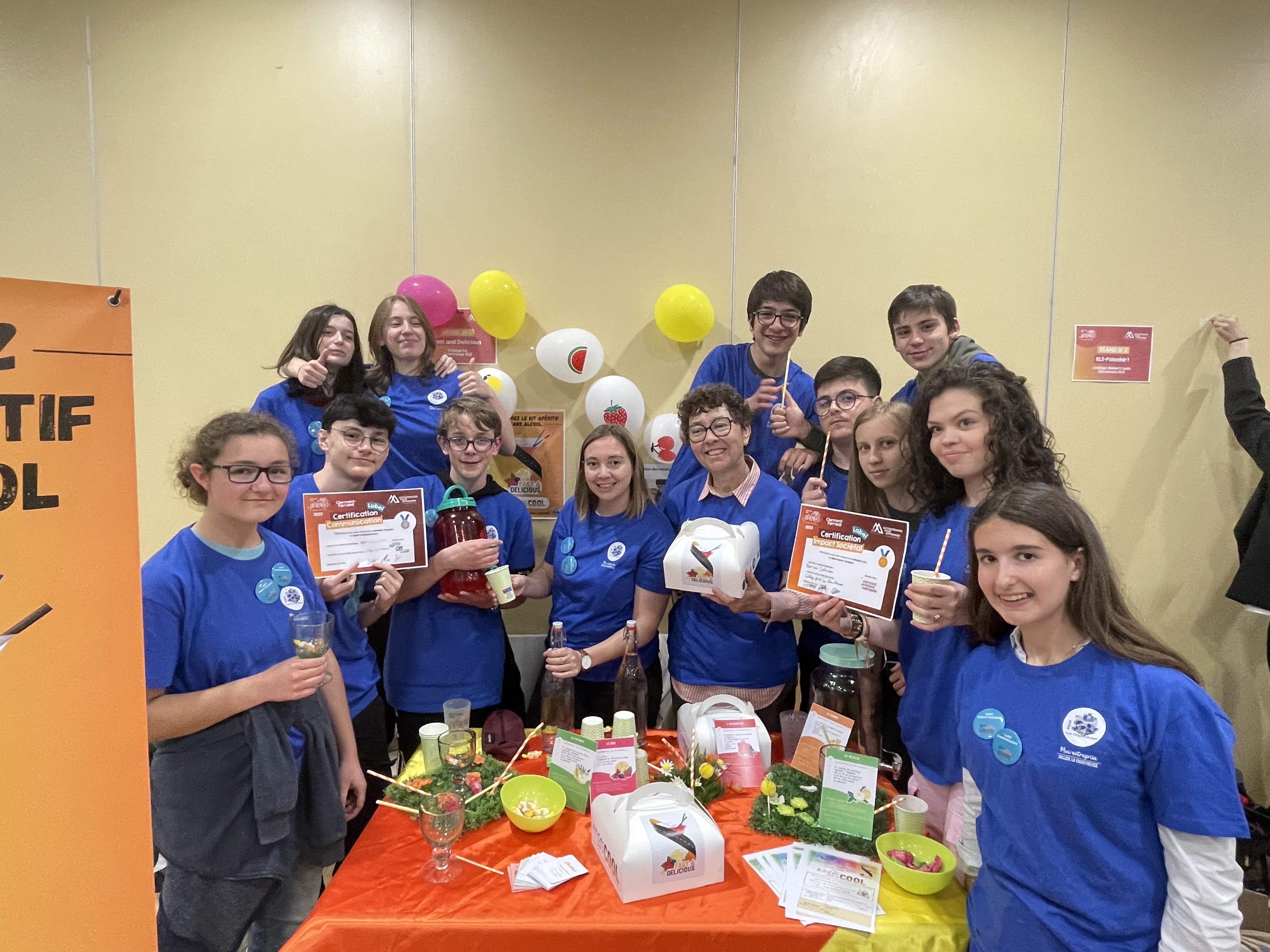 Les collégiens récompensés au festival des Mini-entreprises