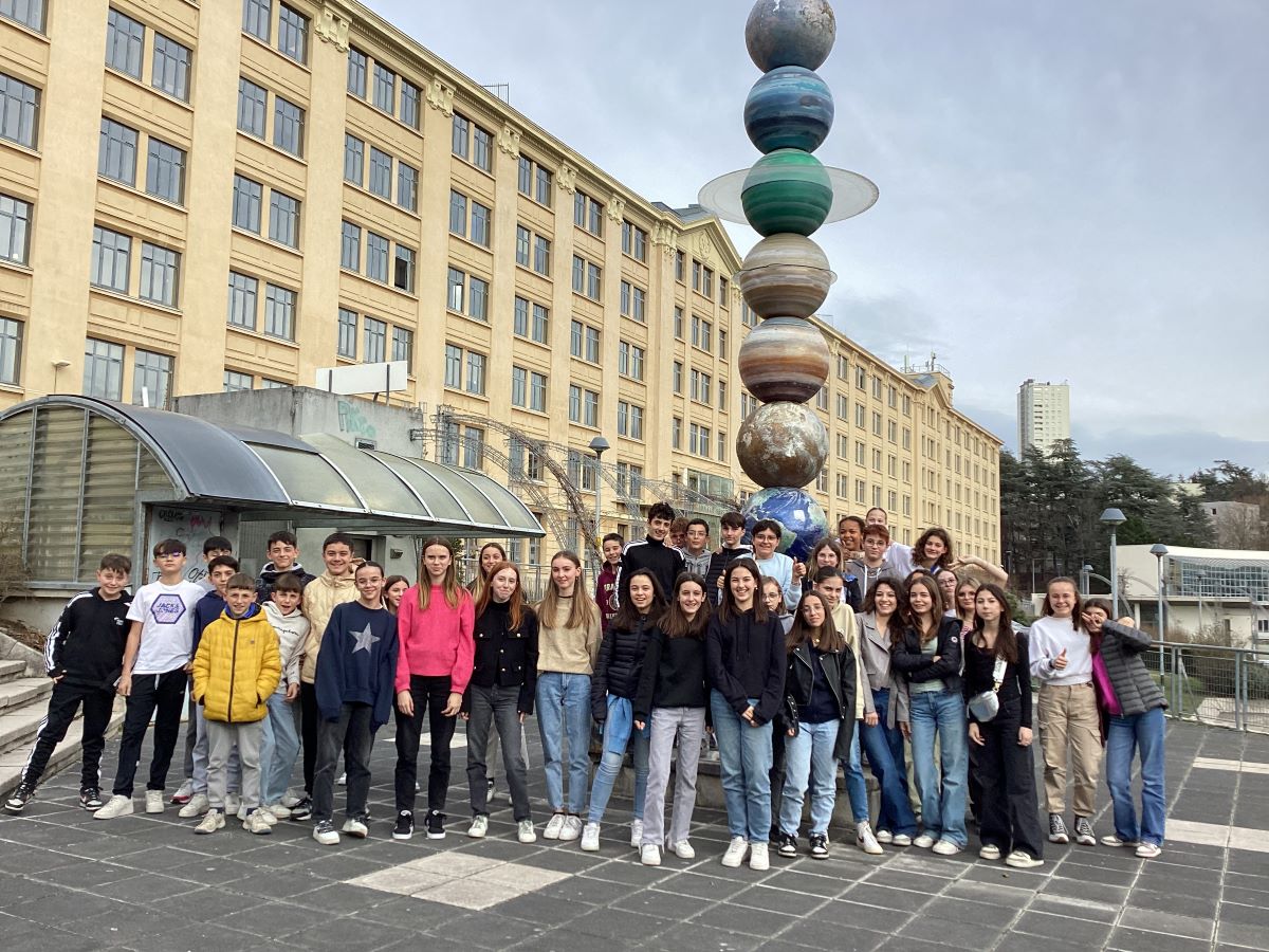 Les collégiens à St Etienne pour découvrir la mine et le planétarium