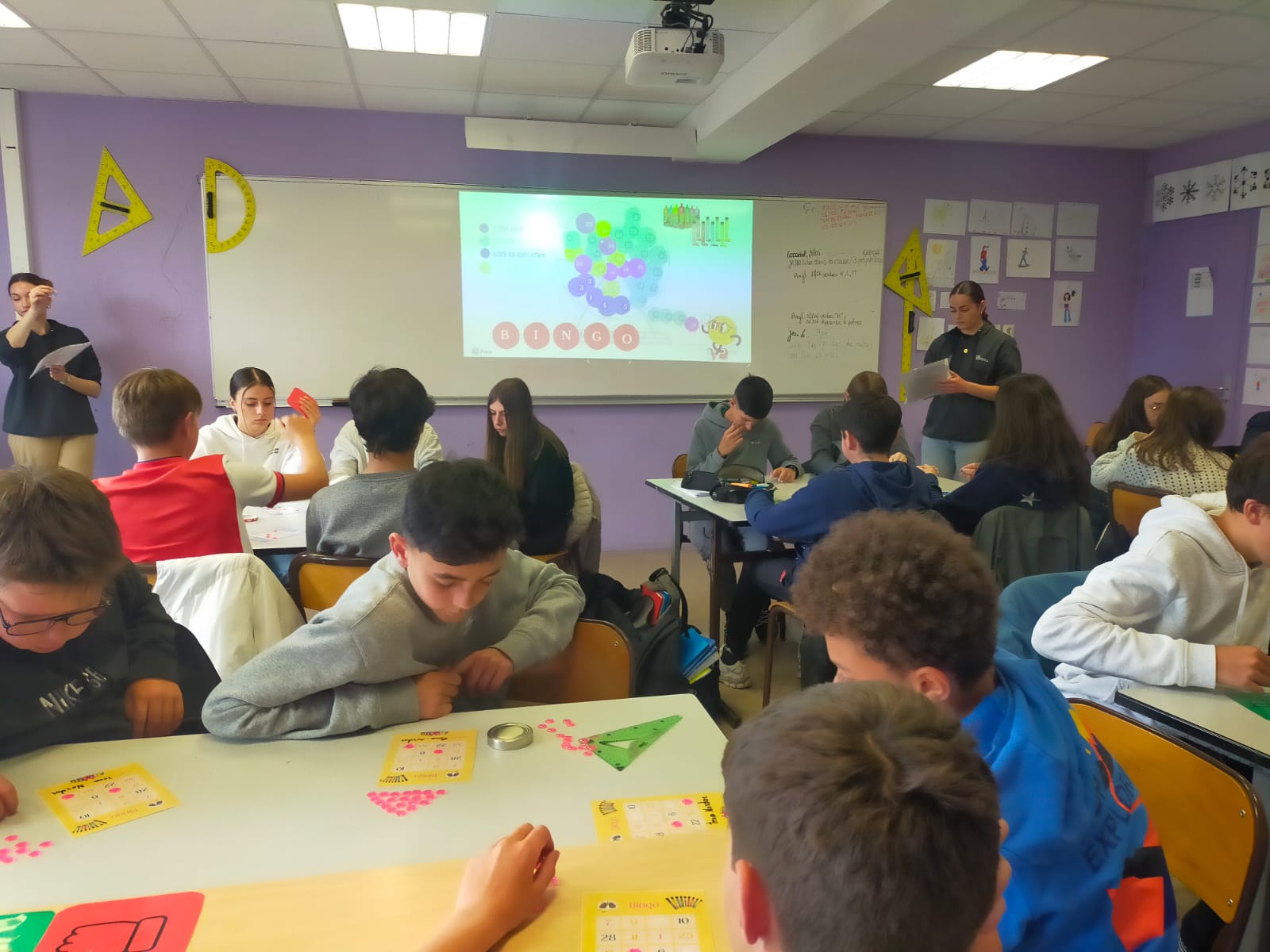 Interventions d'étudiants infirmiers au collège