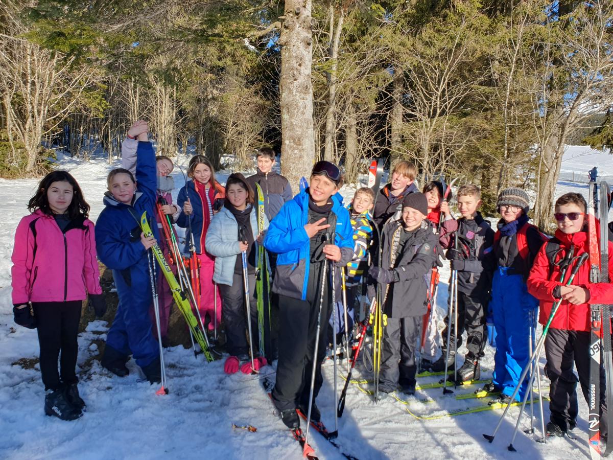 UNSS : Ski de fond pour les collègiens 