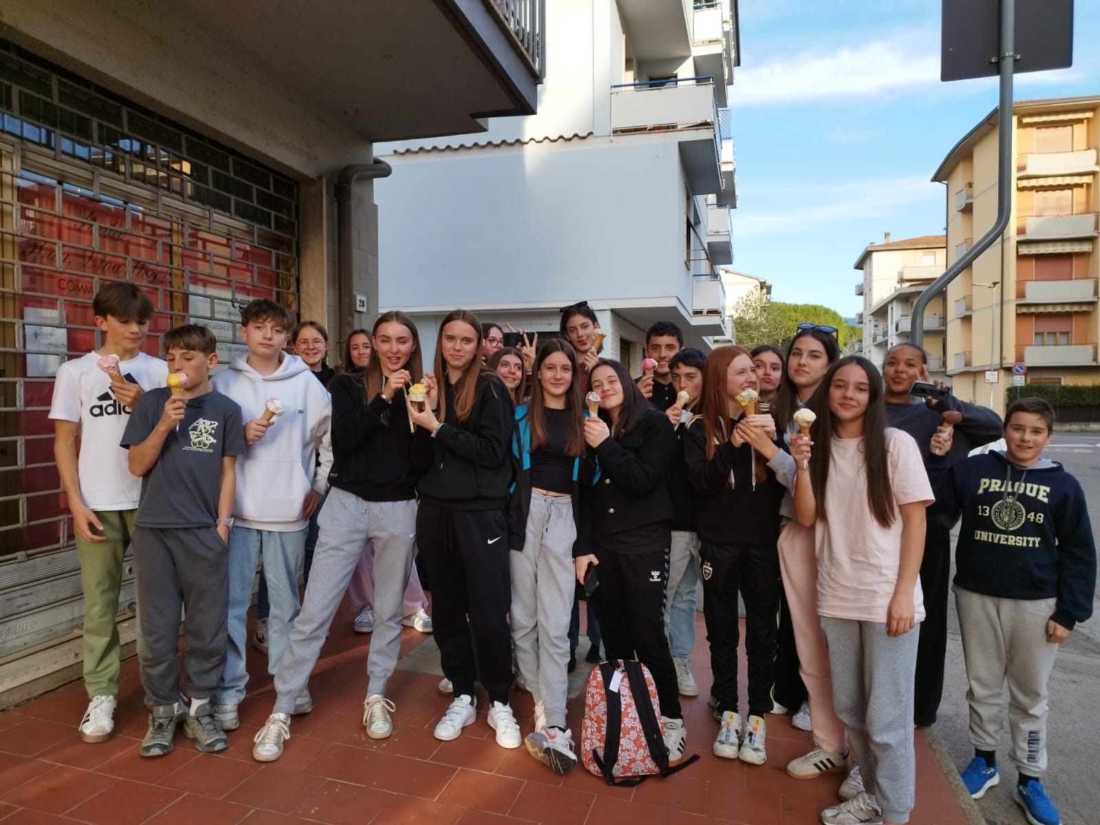 Les collégiens de La Chartreuse et St Louis en Toscane